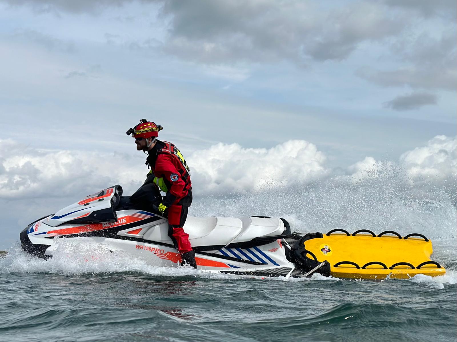 Wasserwacht Regenstauf mit Rescue Watercraft im Einsatz